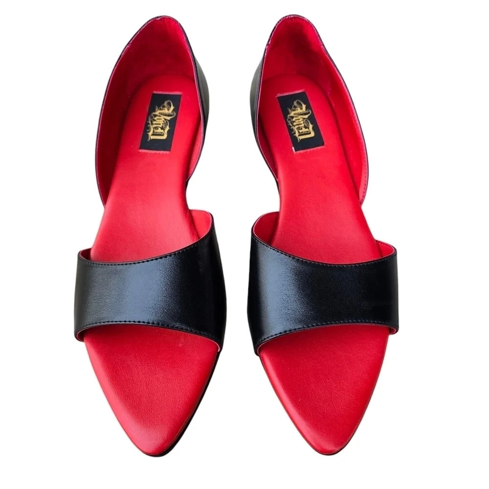 🔥NWOT Kat Von D The Lizzy Flat, Size 12